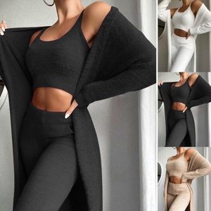 Plush cozy lounge set